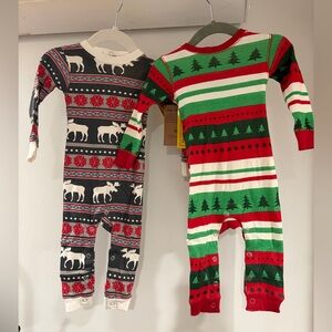 NWT Christmas Holiday Pajama Bundle 6mo
